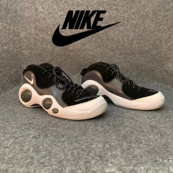 Nike Air Zoom Flight 95 Men’s 2015 Black Metallic Silver 806404-001 Sneakers - Picture 1 of 12